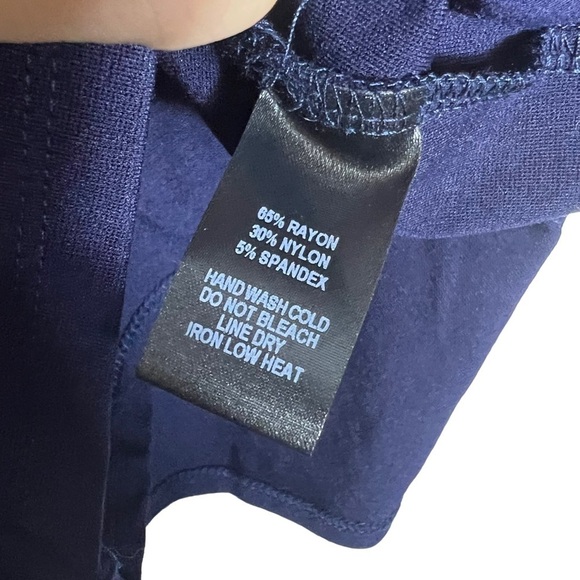 Lulus Navy Sleeveless Skater Dress + Built-in Skort • Size S • Flirty + Fun - Picture 6 of 7